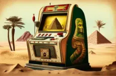 Historical themed slot machine