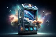 Space themed slot machine